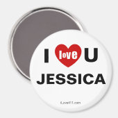 私はジェシカを愛している マグネット (正面/裏面)