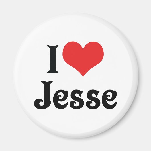 私はジェシーを愛している マグネット (正面)