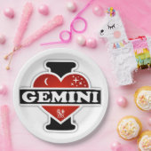 私はジェミニを愛します ペーパープレート (パーティー)