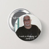 私はジェリーボタンを記念して歩きます 缶バッジ (正面&裏面)