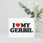 私はジェルビルが大好き ポストカード (スタンド正面)