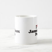 私はジェームスKnoxポークを愛します コーヒーマグカップ (中央)
