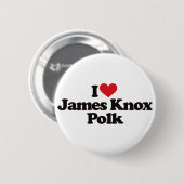 私はジェームスKnoxポークを愛します 缶バッジ (正面&裏面)