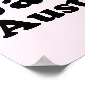 私はジェーン・オースティン・ポスターが大好き ポスター (角)