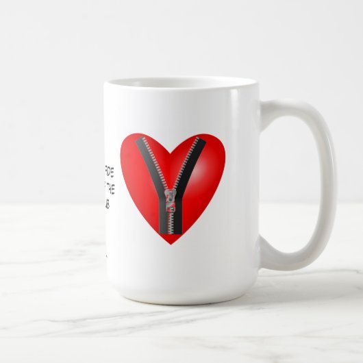 私はジッパークラブの真正なメンバーです コーヒーマグカップ (右)