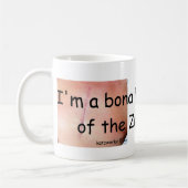 私はジッパークラブの真正なメンバーです コーヒーマグカップ (左)