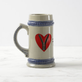 私はジッパークラブの真正なメンバーです ビールジョッキ