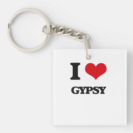 私はジプシーを愛します キーホルダー (正面)