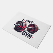 私はジムが大好きだ ドアマット (アングル)