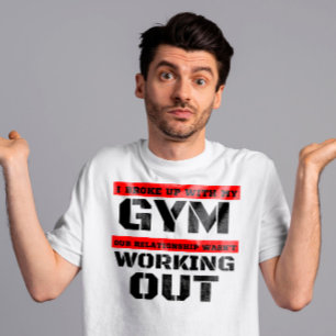 私はジムの関係が上手くいかなくて別れた Tシャツ