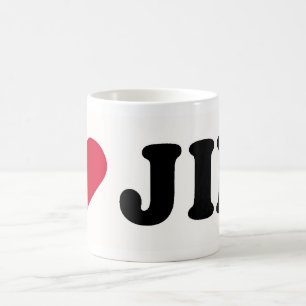 私はジムを愛します コーヒーマグカップ