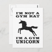 私はジム・ラットではない私はジム・ユニコーン ポストカード (正面/裏面)
