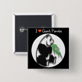 私はジャイアントパンダを愛します 缶バッジ (正面&裏面)