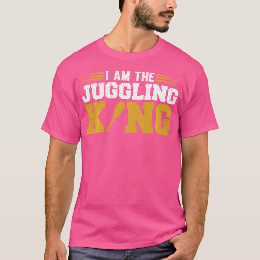 私はジャグリングの王様です Tシャツ (正面)