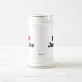 私はジャスミンを愛します ビールジョッキ (中央)