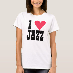 私はジャズが好きだ Tシャツ