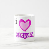 私はジャズを愛します コーヒーマグカップ (中央)