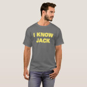 私はジャックを知っています Tシャツ (正面フル)