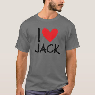 私はジャックネーム男パーソナライズされたBFF友人H愛 Tシャツ