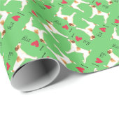 私はジャック・ラッセル・テリアを愛している ラッピングペーパー (ロールコーナー)