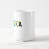 私はジャマイカが大好きだ コーヒーマグカップ (中央)