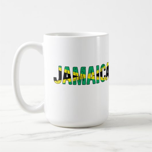 私はジャマイカが大好きだ コーヒーマグカップ (左)