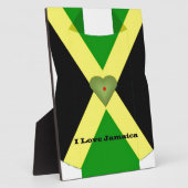 私はジャマイカが大好きで、良い日と夜を過ごす フォトプラーク (側面)