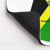 私はジャマイカが大好きで、良い日と夜を過ごす マウスパッド (コーナー)