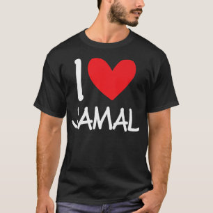 私はジャマールの名前パーソナライズされた男性ガイBFF友人が大好き Tシャツ