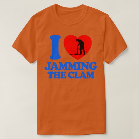 私はジャムが大好きだ Tシャツ (デザイン正面)