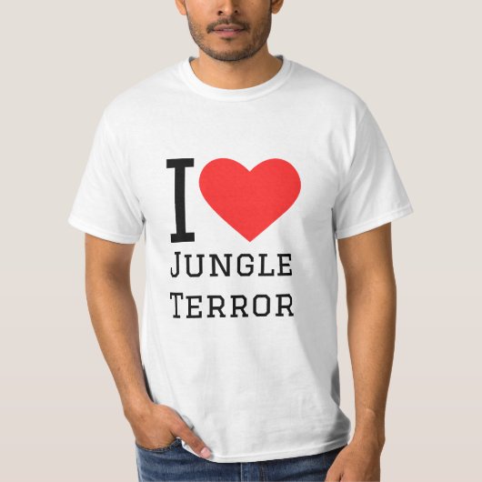 私はジャングルテロが大好き Tシャツ (正面)