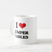 私はジャンパー線を愛します コーヒーマグカップ (正面左)