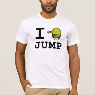 私はジャンプを落書きします Tシャツ