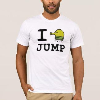 私はジャンプを落書きします Tシャツ