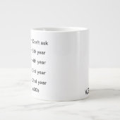 私はジャンボサイズしばらくここにありました ジャンボコーヒーマグカップ (正面)