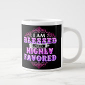 私はジャンボ賛美コーヒーマグに非常に好かれている ジャンボコーヒーマグカップ (右)