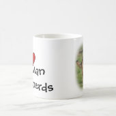 私はジャーマン・シェパードを愛します コーヒーマグカップ (中央)