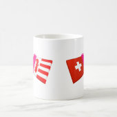 私はジュラを愛します コーヒーマグカップ (中央)