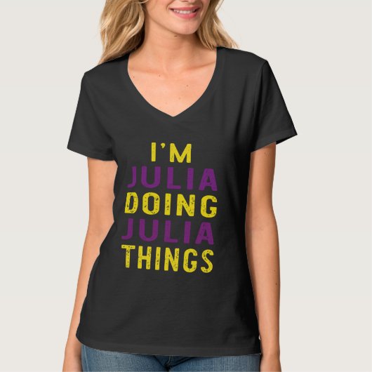 私はジュリアをやっている Tシャツ (正面)