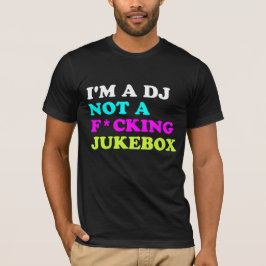 私はジュークボックスTシャツではないDJだ |イビザハウスミュージック Tシャツ