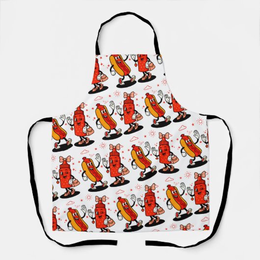 私はジューシーな妻に大人のユーモアを吹きおもしろいかける エプロン (正面)