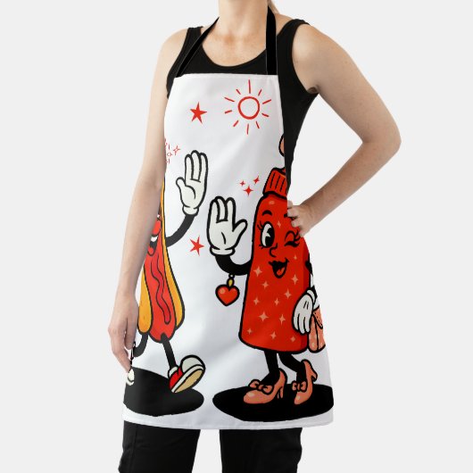 私はジューシーな妻に大人のユーモアを吹きおもしろいかける エプロン (インサイチュ)