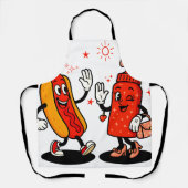 私はジューシーな妻に大人のユーモアを吹きおもしろいかける エプロン (正面)