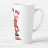 私はジューシーな妻に大人のユーモアを吹きおもしろいかける カフェラテマグ (右)