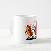 私はジューシーな妻に大人のユーモアを吹きおもしろいかける コーヒーマグカップ (正面左)