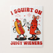 私はジューシーな妻に大人のユーモアを吹きおもしろいかける ジグソーパズル (縦)