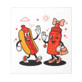 私はジューシーな妻に大人のユーモアを吹きおもしろいかける ノートパッド (正面)