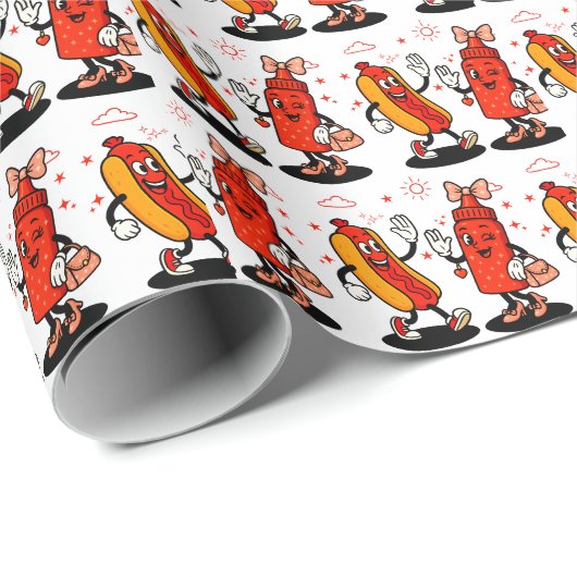 私はジューシーな妻に大人のユーモアを吹きおもしろいかける ラッピングペーパー (ロールコーナー)