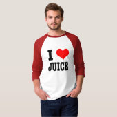 私はジュースが大好き Tシャツ (正面フル)