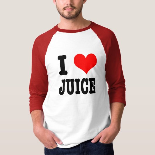 私はジュースが大好き Tシャツ (正面)
